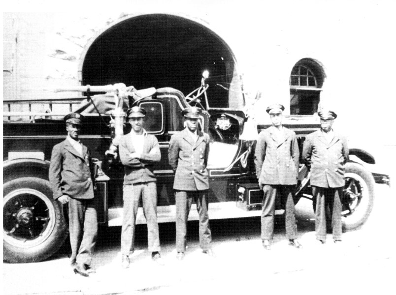 Engine Company 1 with Hose Wagon, 1953