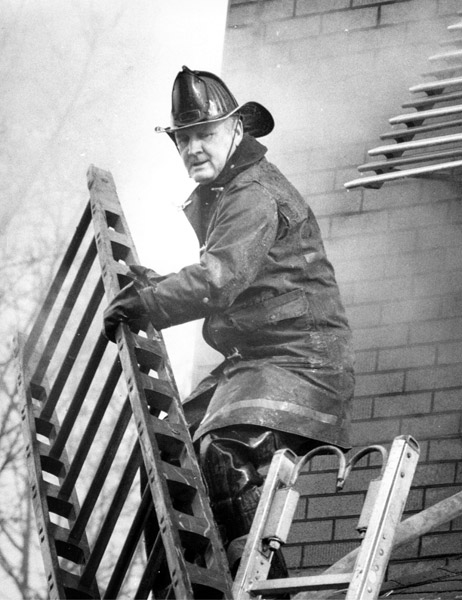 Henry J. 'Beanie' Keating of the Camden Fire Department, January 18, 1974