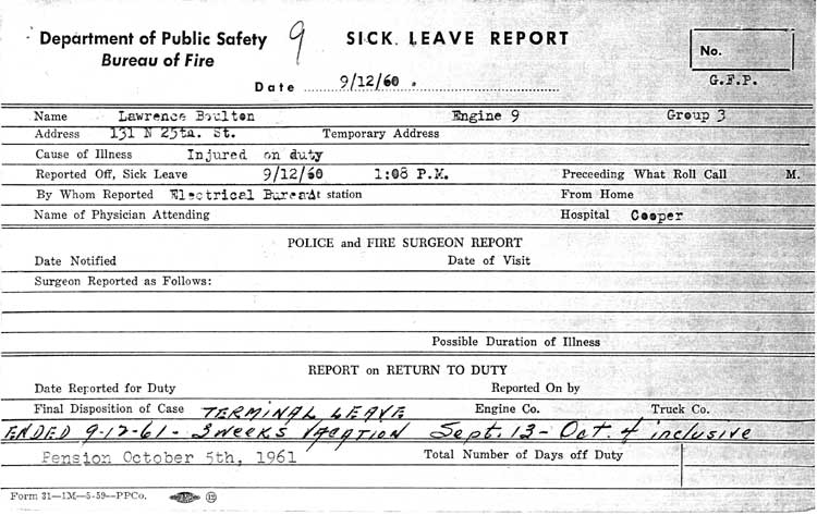 Lawrence Boulton personnel record, page 2