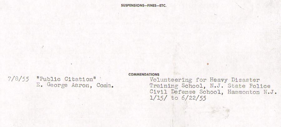 Camden Fire Department personnel record for Leo J. Tompkins Sr., card 5
