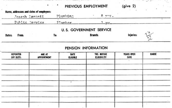 Camden Fire Department record — Maurice B. Boone