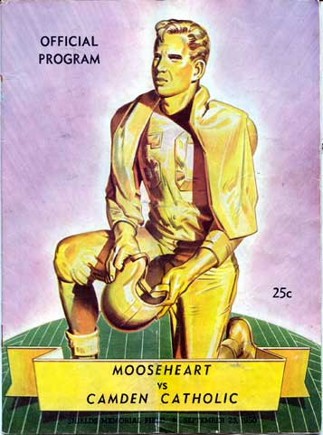 1950 Mooseheart vs. Camden Catholic football program, page 1