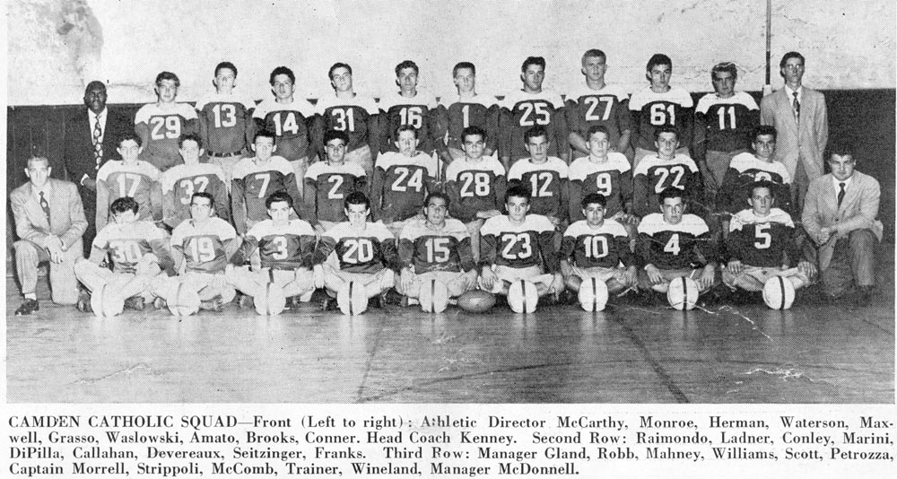 1950 football program, page 5