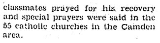 Gettysburg Times — Camden Catholic football, October 18, 1950