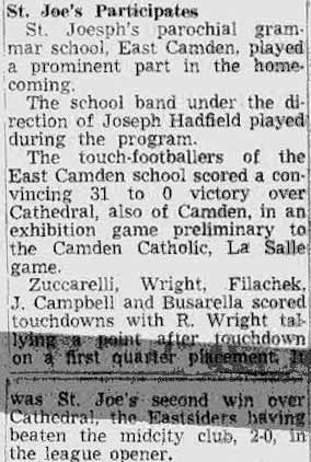 Camden Catholic vs. LaSalle Prep — newspaper clipping continued