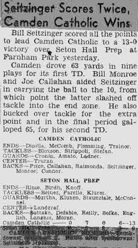 Camden Catholic vs. Seton Hall Prep — newspaper clipping continued