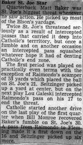 Camden Catholic vs. St. Joseph's — newspaper clipping continued