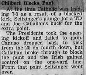 Camden Catholic vs. Woodrow Wilson — clipping continued