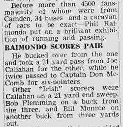 Camden Catholic vs. St. Joseph's Prep — newspaper clipping