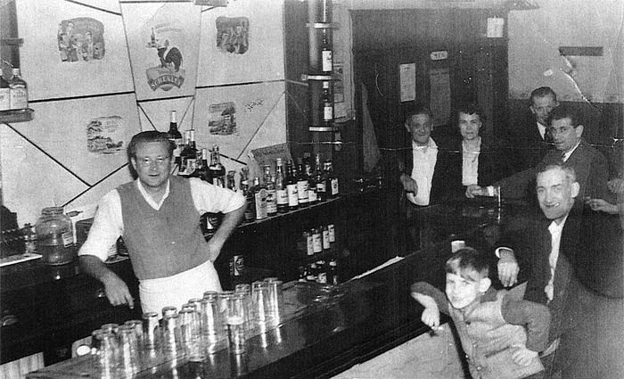 Interior of Roy's Cafe, Federal Street, Camden