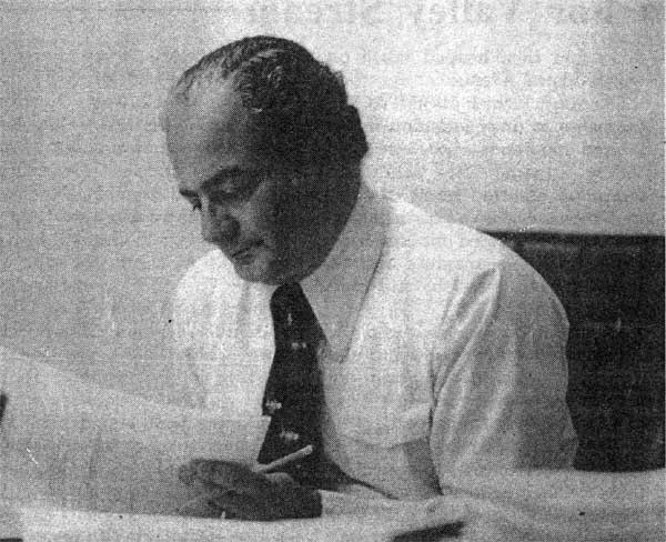 William Gimello at desk, 1991
