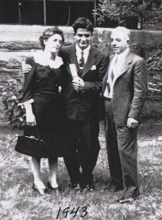 Catherine Gimello, William Gimello, and Rox Gimello, 1943
