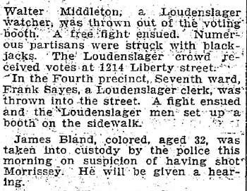 Murder and Riot in Camden Primary — continued