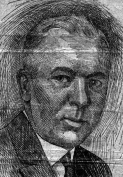 Portrait sketch of Horace L. Brewer