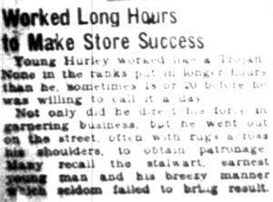 William L. Hurley obituary, Camden Courier-Post April 23, 1928 — page 7