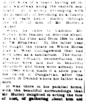 William L. Hurley obituary, Camden Courier-Post April 23, 1928 — page 21