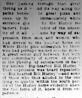 Throngs mourn W.L. Hurley, Camden Courier-Post April 26, 1928 — page 3
