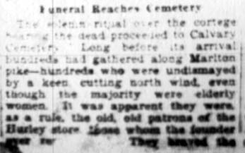 Throngs mourn W.L. Hurley, Camden Courier-Post April 26, 1928 — page 7