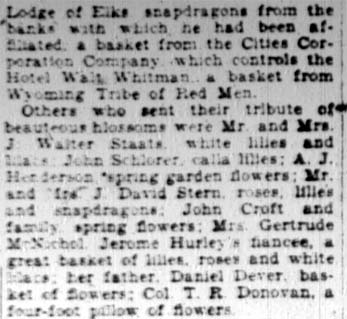 Throngs mourn W.L. Hurley, Camden Courier-Post April 26, 1928 — page 15