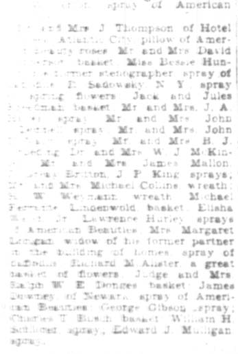 Throngs mourn W.L. Hurley, Camden Courier-Post April 26, 1928 — page 17