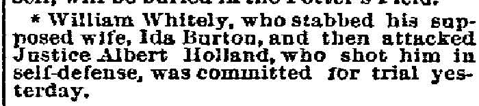 Philadelphia Inquirer, April 9, 1892 — Ida Burton