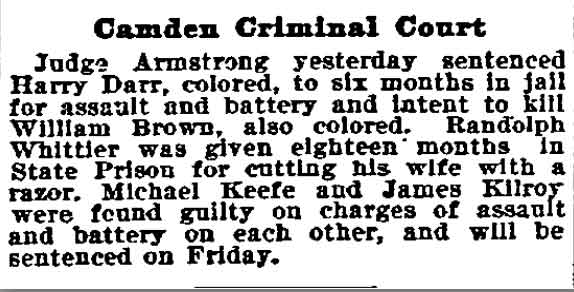 Philadelphia Inquirer, May 3, 1898 — Randolph Whitler
