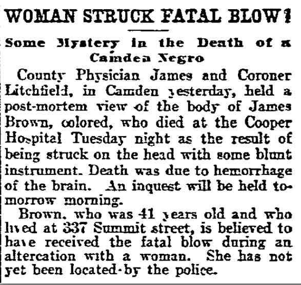 Philadelphia Inquirer, November 10, 1904