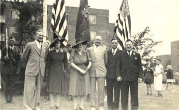 Participants in the patriotic program, July 4, 1941