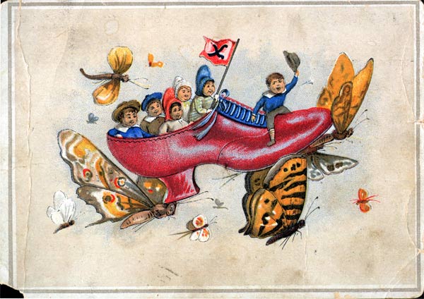 Trade card for Anthony Kobus Grand Boot and Shoe Emporium