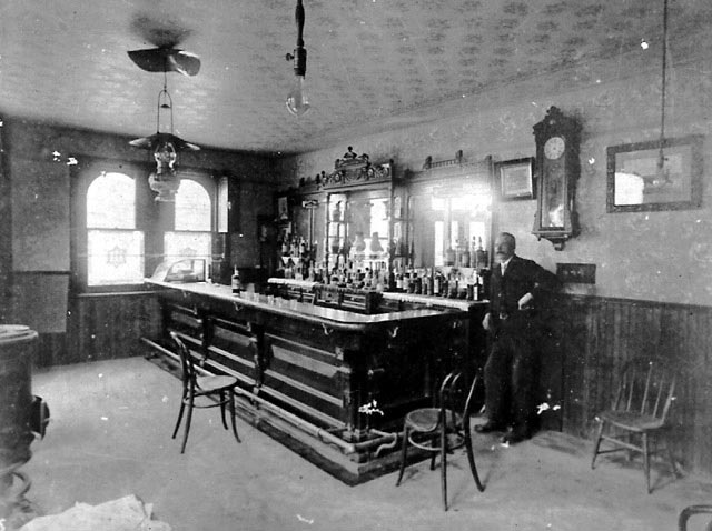 Outside August Muench's Trolley Exchange Hotel, 709 North 3rd Street, Philadelphia