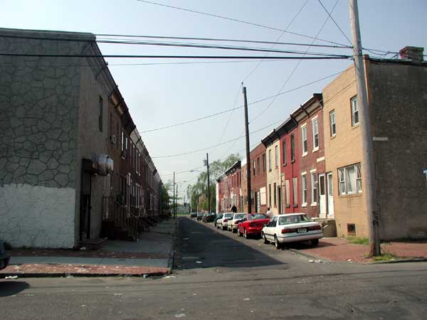 Baring Street looking south from Chestnut Street, May 14, 2004