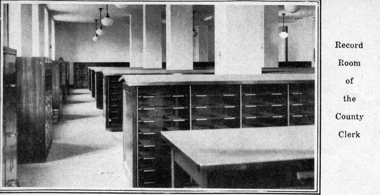 Bleakly Brothers furniture at the new Camden City Hall, January 1930