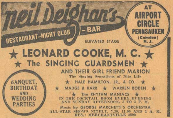 Neil Deighan’s - Camden Courier-Post, February 1942