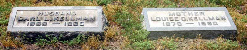 Gravestone of Carl Kellman at Arlington Cemetery