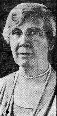 Miss Clara S. Burrough, portrait, June 24, 1933