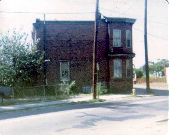 2024 Cooper Street, side view looking west from across State Street, late 1970s