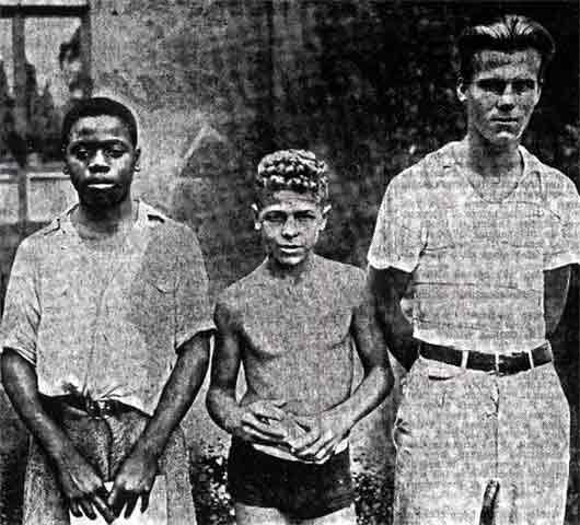 Camden Courier-Post August 22, 1936, playground Olympics winners photo