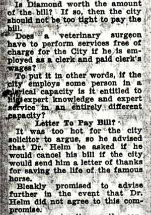 Dr. David Helm article, August 1936, clipping 5