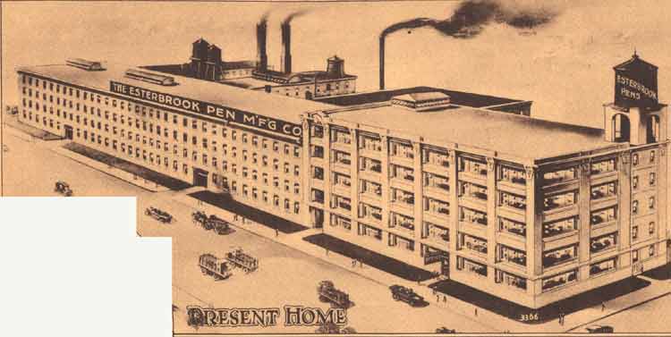 Drawing of Esterbrook Pen Manufacturing Company, published 1926