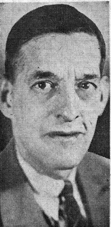 Frank Kelley, chairman of the Pyne Poynt Club banquet committee, 1938