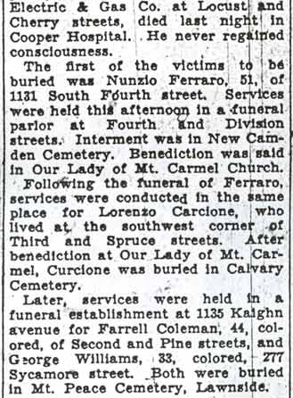 Camden Courier-Post, March 11, 1932 — article continued