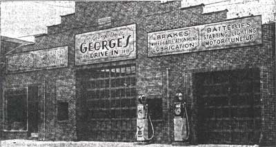 George's Auto Service new headquarters at 1111 Haddon Avenue, October 1936