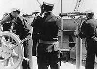 USS DeKalb fire control bridge, 18 May 1918