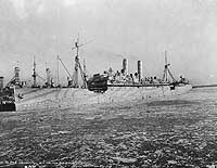 USS DeKalb at Philadelphia Navy Yard, 18 February 1918