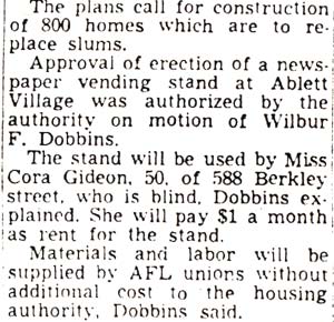 Harker Appointed To Conduct Survey For Housing Unit (continued) — Camden Courier-Post, February 2, 1950
