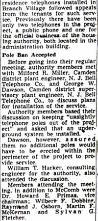 City Will Get $7000 More On Housing (continued) — Camden Courier-Post, March 17, 1950