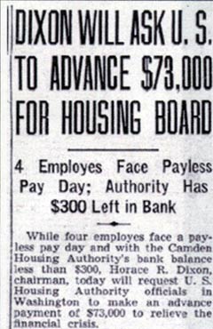 Housing Authority of the City of Camden, June 1939