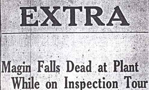 Death notice — Camden Courier-Post, August 22, 1941