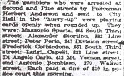 247 Division Street — Peter Perin, Camden Courier, May 13, 1918