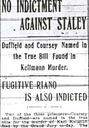 Camden Post-Telegram October 18, 1912, article tile 1